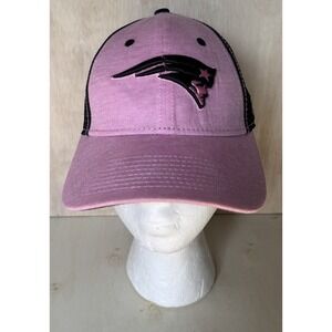 Official NFL Pink New England Patriots Trucker Hat Adjustable Women's SnapBack